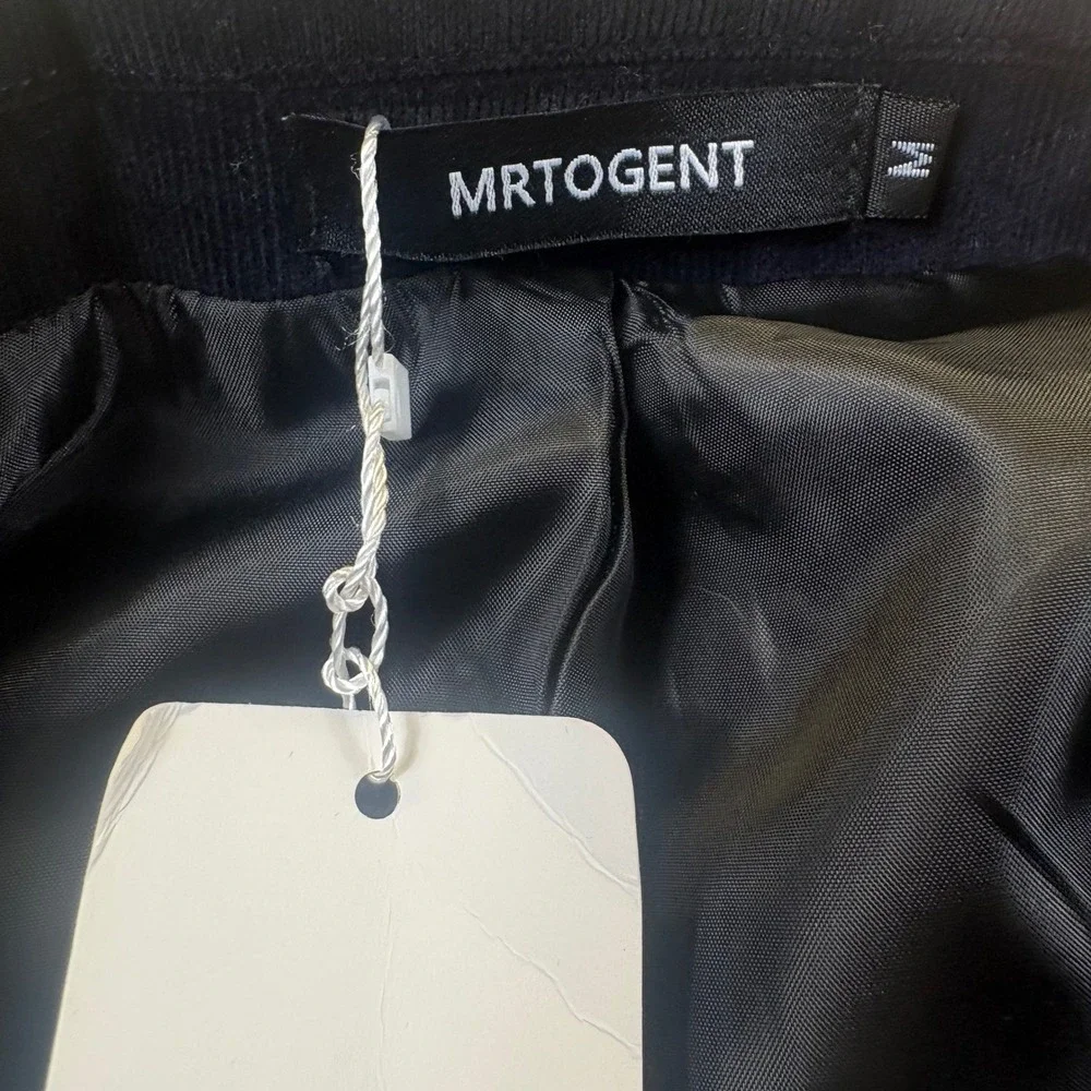 MRTOGENT Mens M Blue Velvet Blazer Jacket NEW 70s Austin Powers Liberace Retro